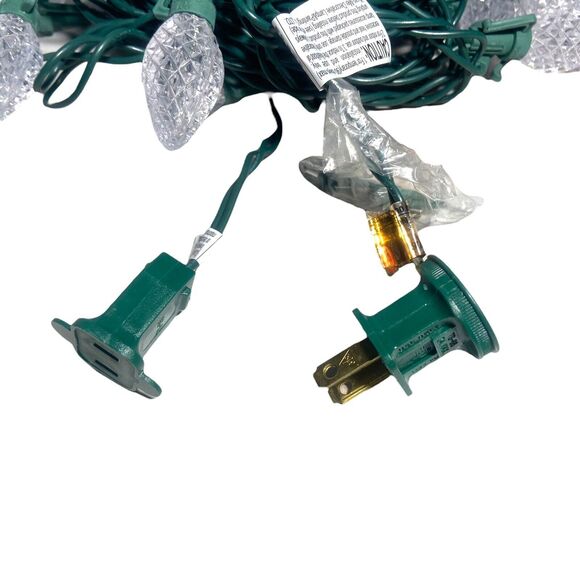 Yule Rite 25 Pine Cone String Lights Cool White Indoor Outdoor Total Length 15ft - Picture 6 of 10